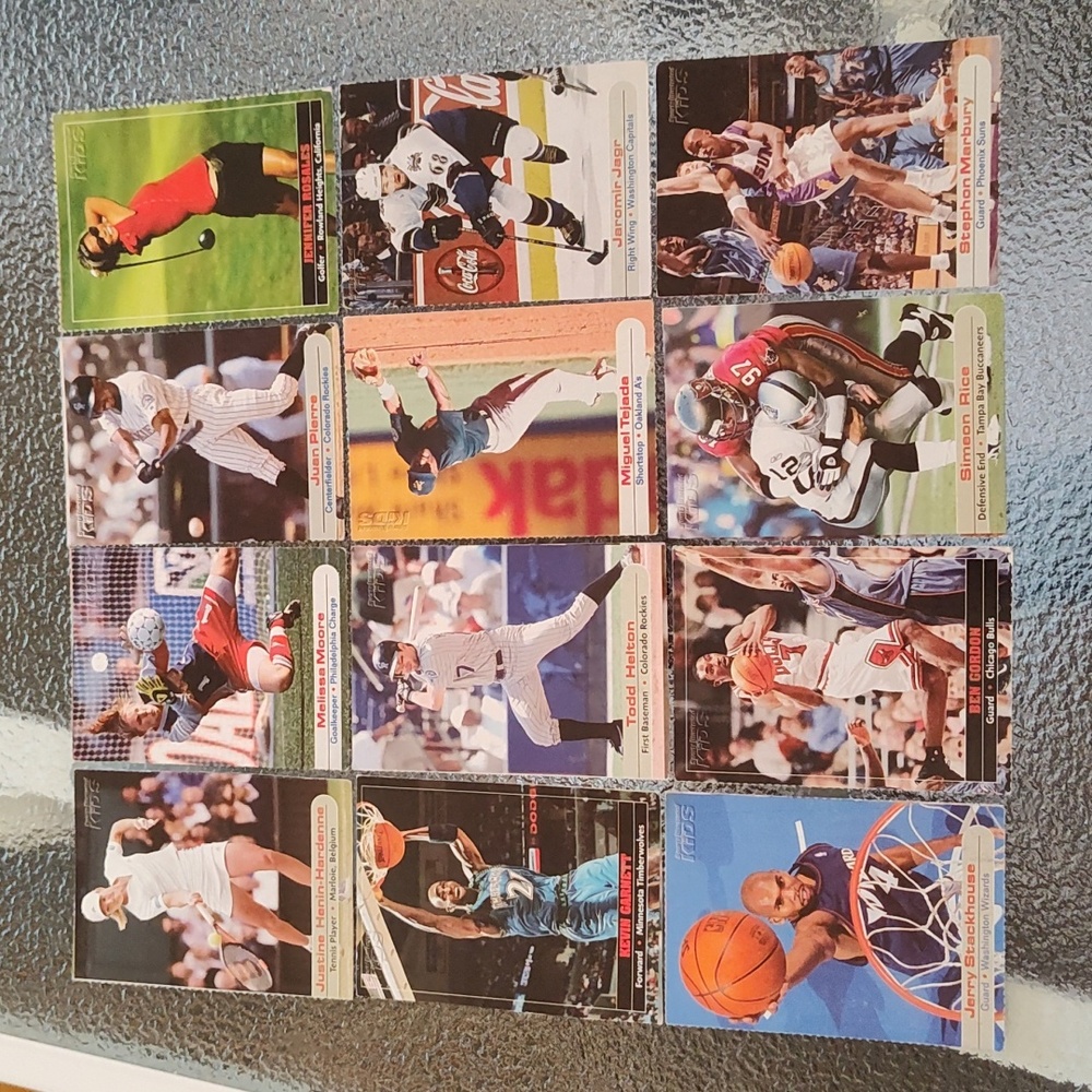 Sports Illustrated Kids Trading Cards - Bag #27 - Set of 12 - GUC
